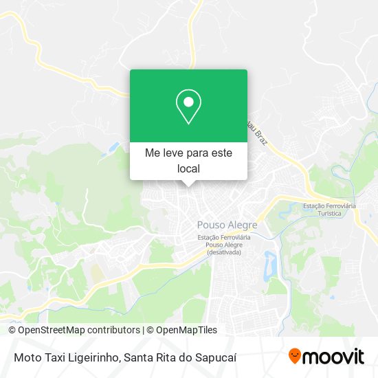 Moto Taxi Ligeirinho mapa