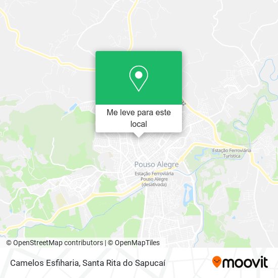 Camelos Esfiharia mapa