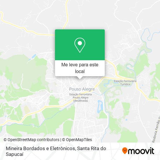 Mineira Bordados e Eletrônicos mapa
