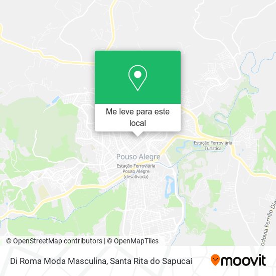 Di Roma Moda Masculina mapa