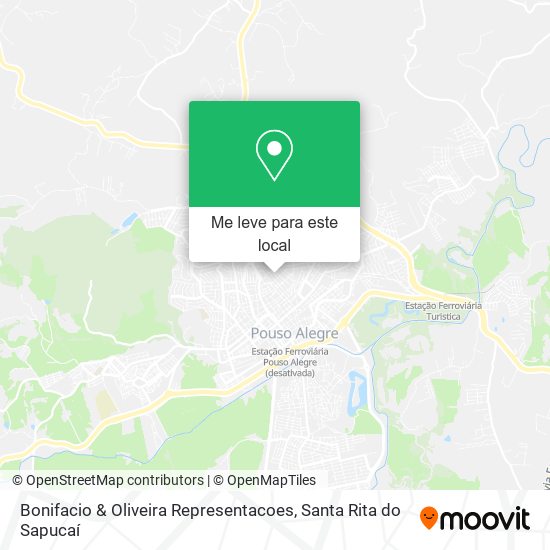 Bonifacio & Oliveira Representacoes mapa