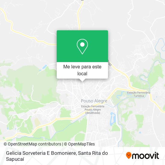Gelicia Sorveteria E Bomoniere mapa