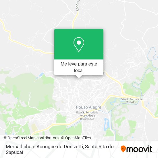 Mercadinho e Acougue do Donizetti mapa
