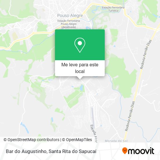 Bar do Augustinho mapa