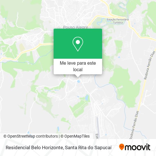 Residencial Belo Horizonte mapa