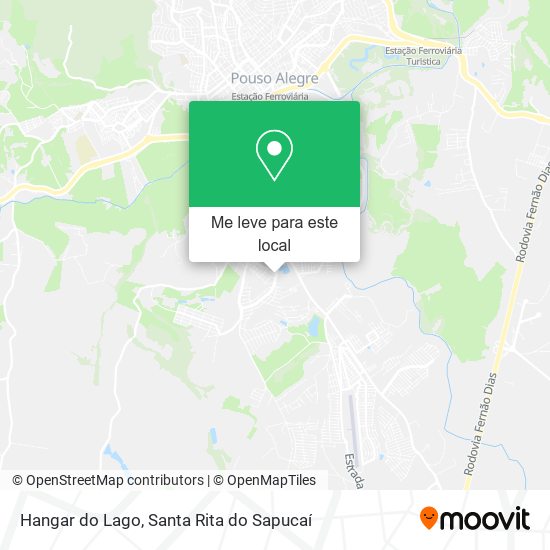 Hangar do Lago mapa