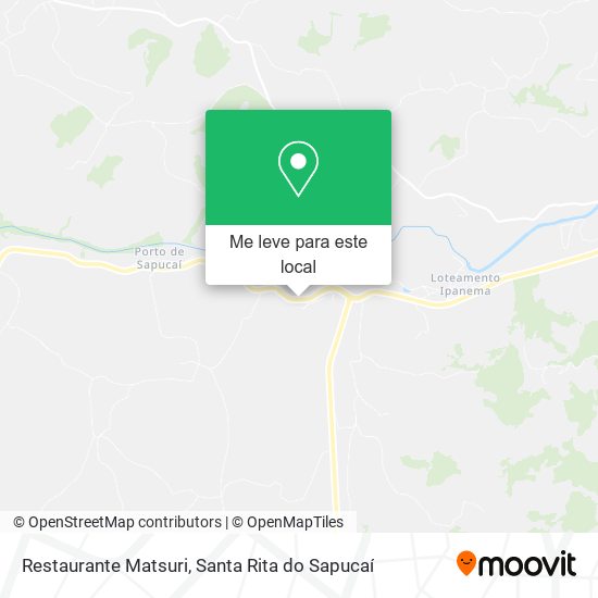 Restaurante Matsuri mapa