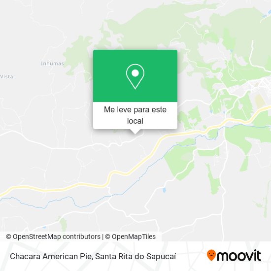 Chacara American Pie mapa