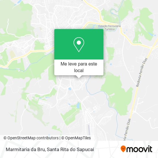 Marmitaria da Bru mapa