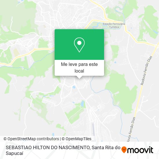 SEBASTIAO HILTON DO NASCIMENTO mapa