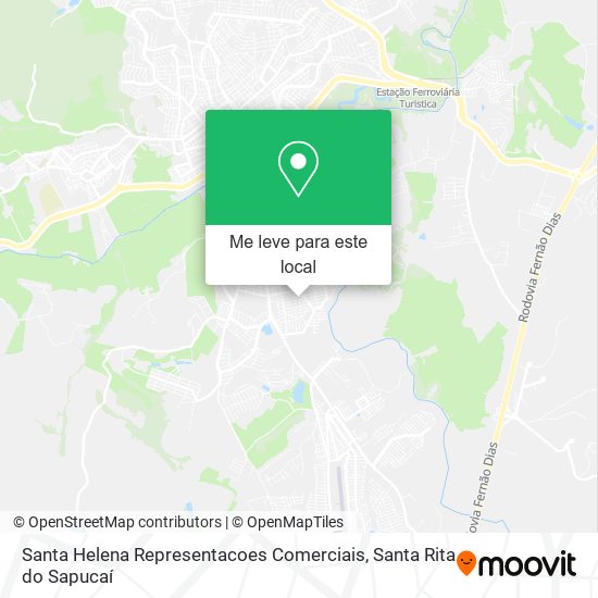 Santa Helena Representacoes Comerciais mapa