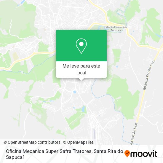 Oficina Mecanica Super Safra Tratores mapa