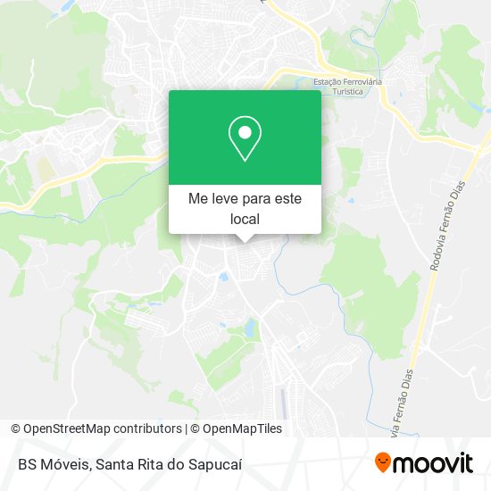 BS Móveis mapa