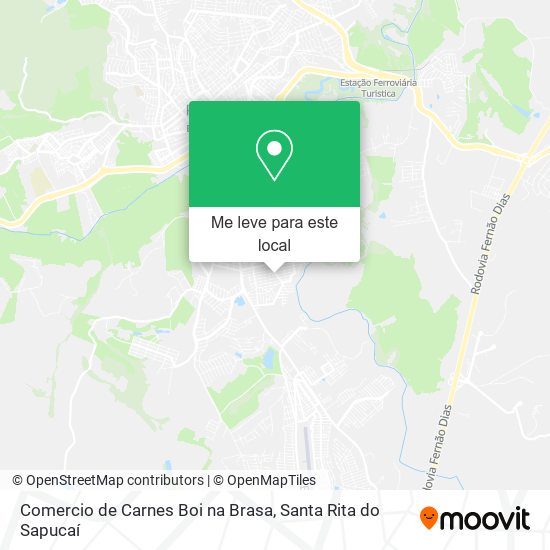 Comercio de Carnes Boi na Brasa mapa