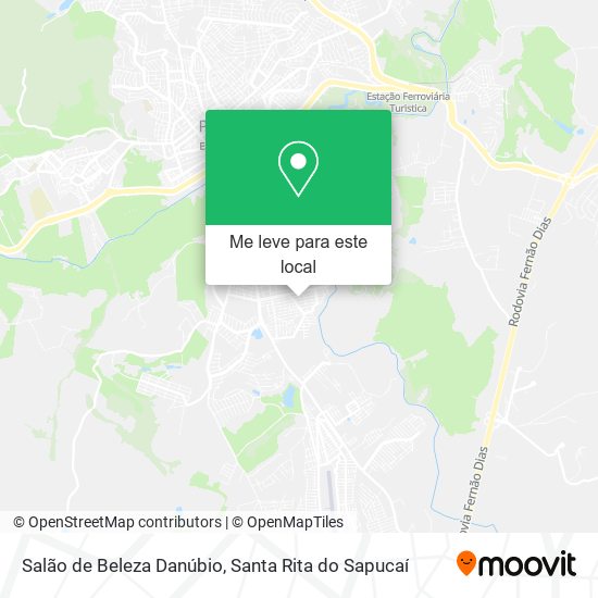 Salão de Beleza Danúbio mapa