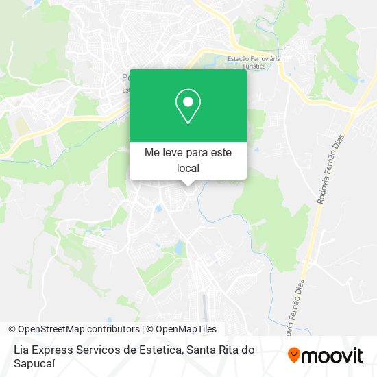 Lia Express Servicos de Estetica mapa