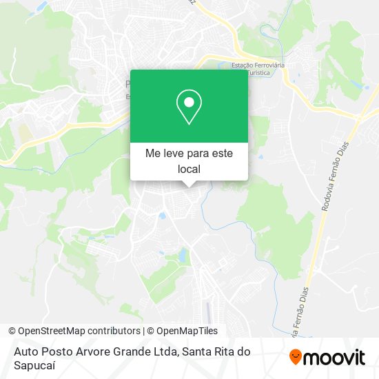 Auto Posto Arvore Grande Ltda mapa