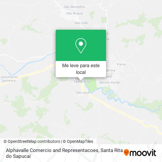 Alphavalle Comercio and Representacoes mapa