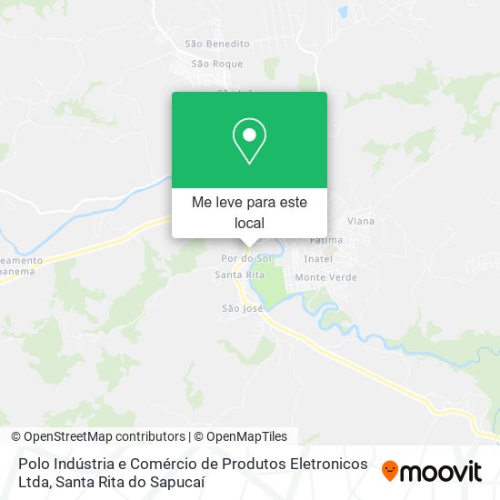 Polo Indústria e Comércio de Produtos Eletronicos Ltda mapa