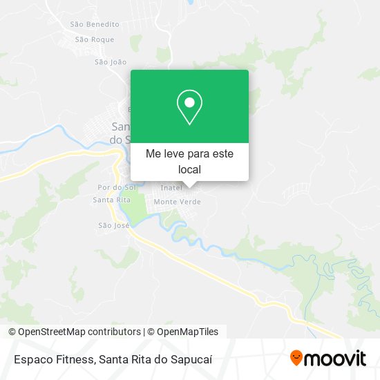 Espaco Fitness mapa