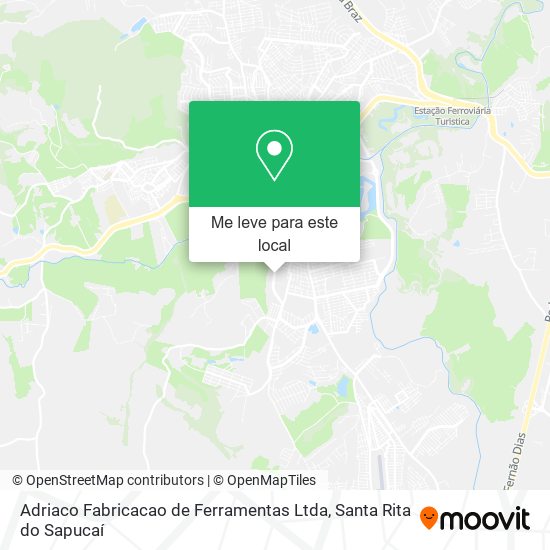 Adriaco Fabricacao de Ferramentas Ltda mapa