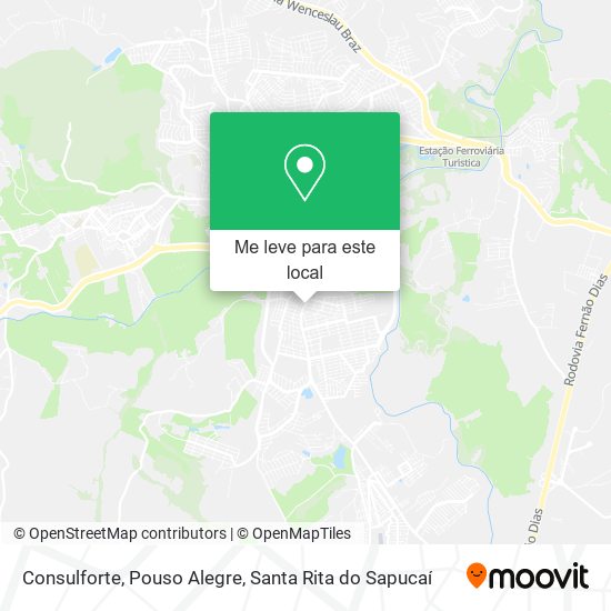 Consulforte, Pouso Alegre mapa