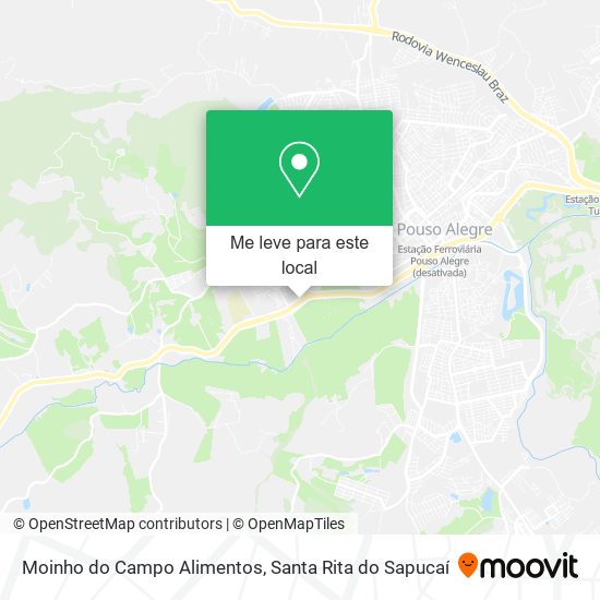 Moinho do Campo Alimentos mapa