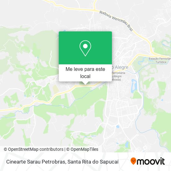 Cinearte Sarau Petrobras mapa
