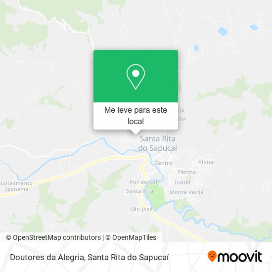 Doutores da Alegria mapa