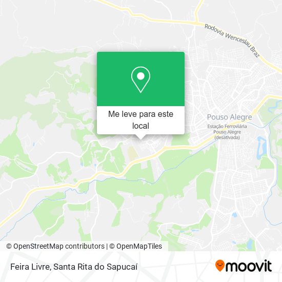 Feira Livre mapa