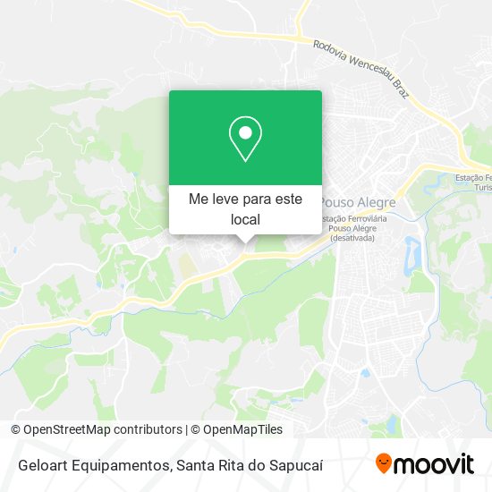 Geloart Equipamentos mapa