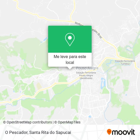 O Pescador mapa