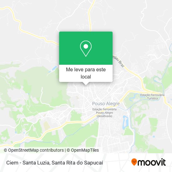 Ciem - Santa Luzia mapa
