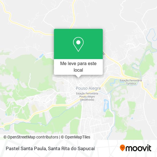 Pastel Santa Paula mapa