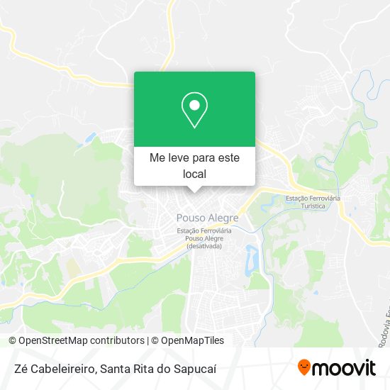 Zé Cabeleireiro mapa