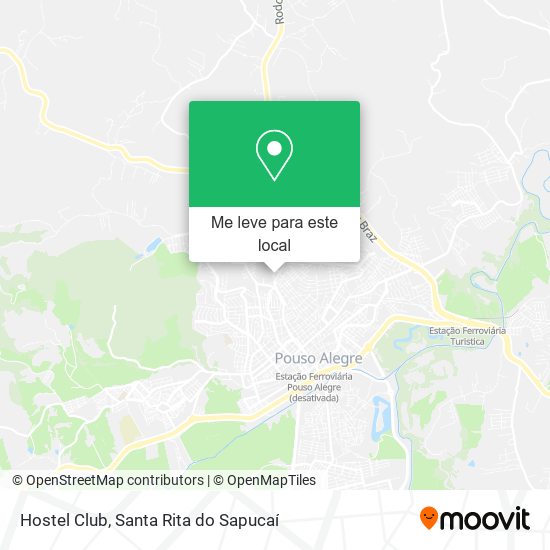 Hostel Club mapa