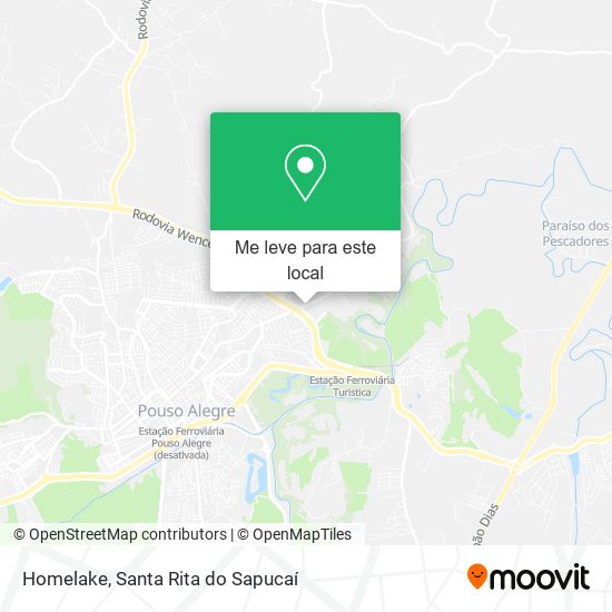 Homelake mapa