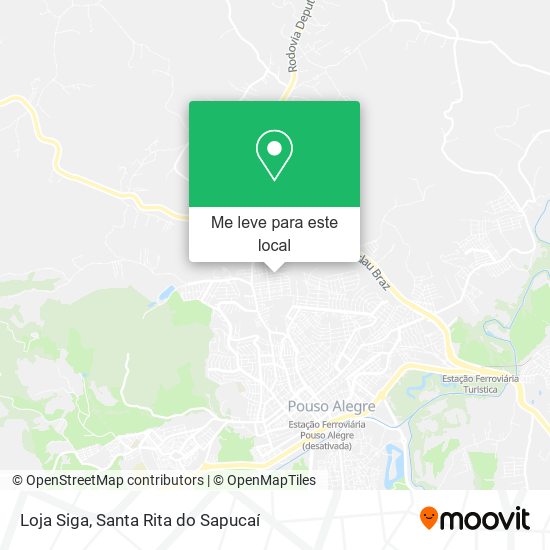 Loja Siga mapa