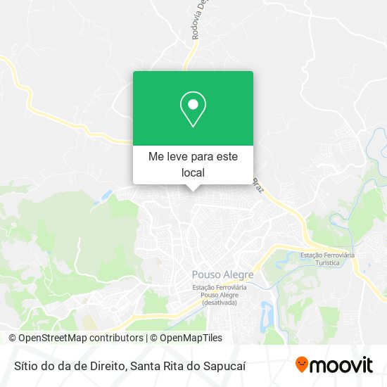 Sítio do da de Direito mapa