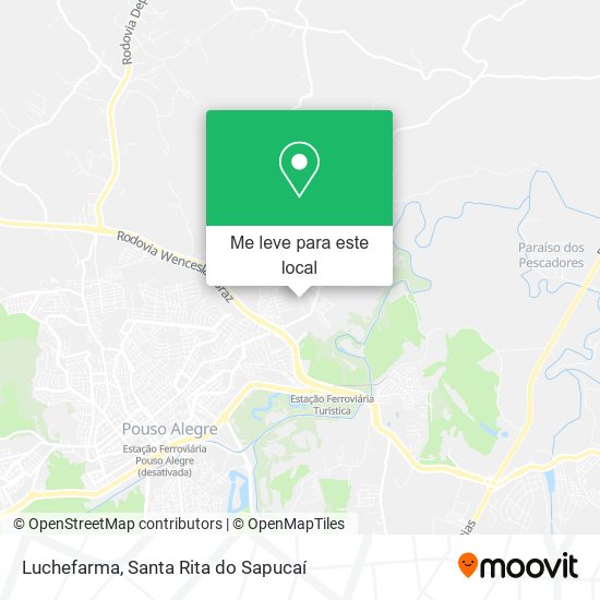 Luchefarma mapa