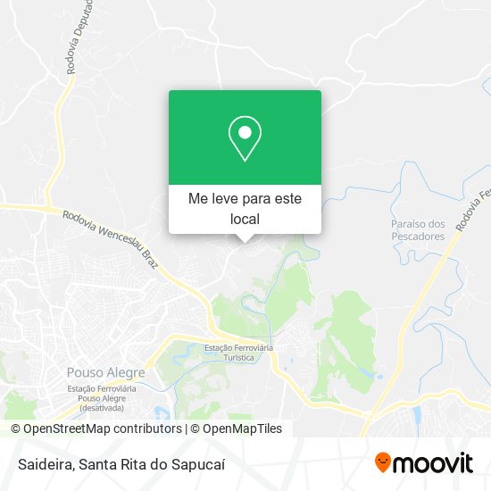 Saideira mapa