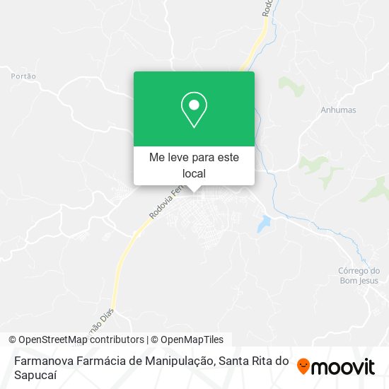 Farmanova Farmácia de Manipulação mapa