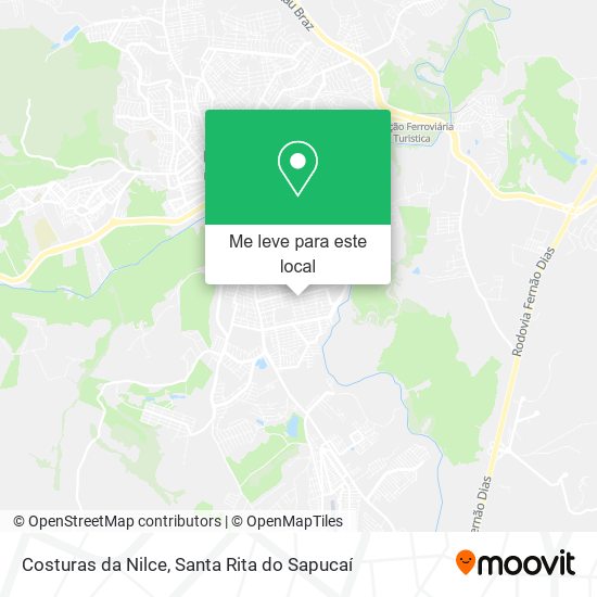 Costuras da Nilce mapa