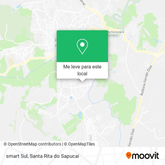 smart Sul mapa