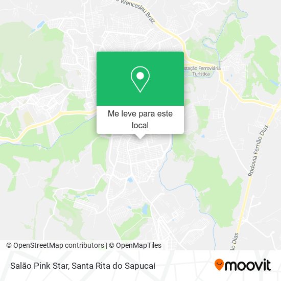 Salão Pink Star mapa
