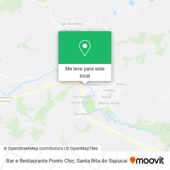 Bar e Restaurante Ponto Chic mapa