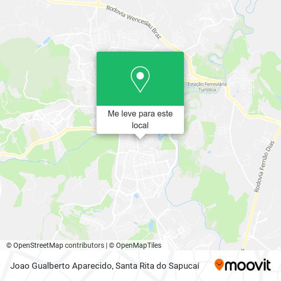 Joao Gualberto Aparecido mapa