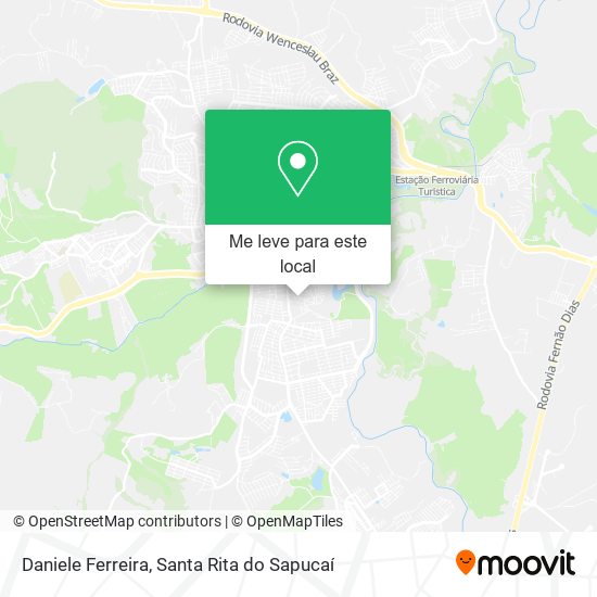 Daniele Ferreira mapa