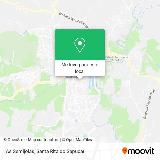 As Semijoias mapa