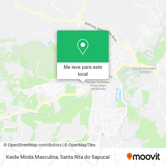 Keide Moda Masculina mapa